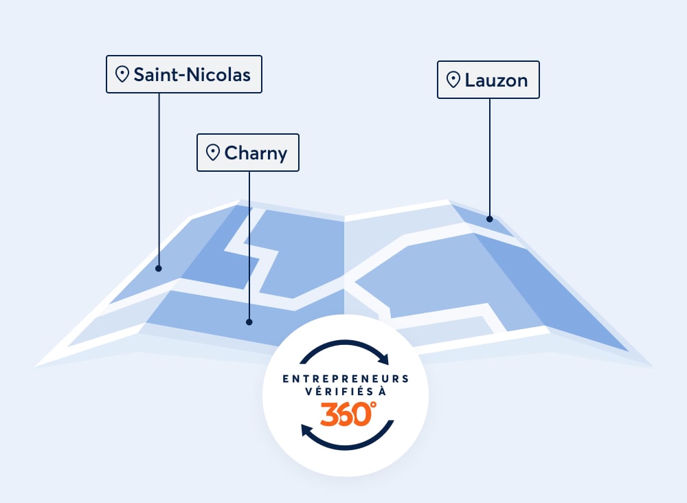 Saint-Nicolas, Lauzon, Charny, Saint-Romuald. Entrepreneurs vérifiés à 360°
