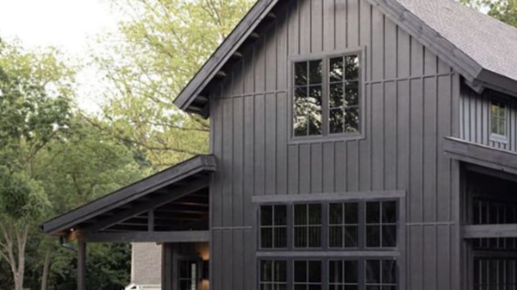 black siding