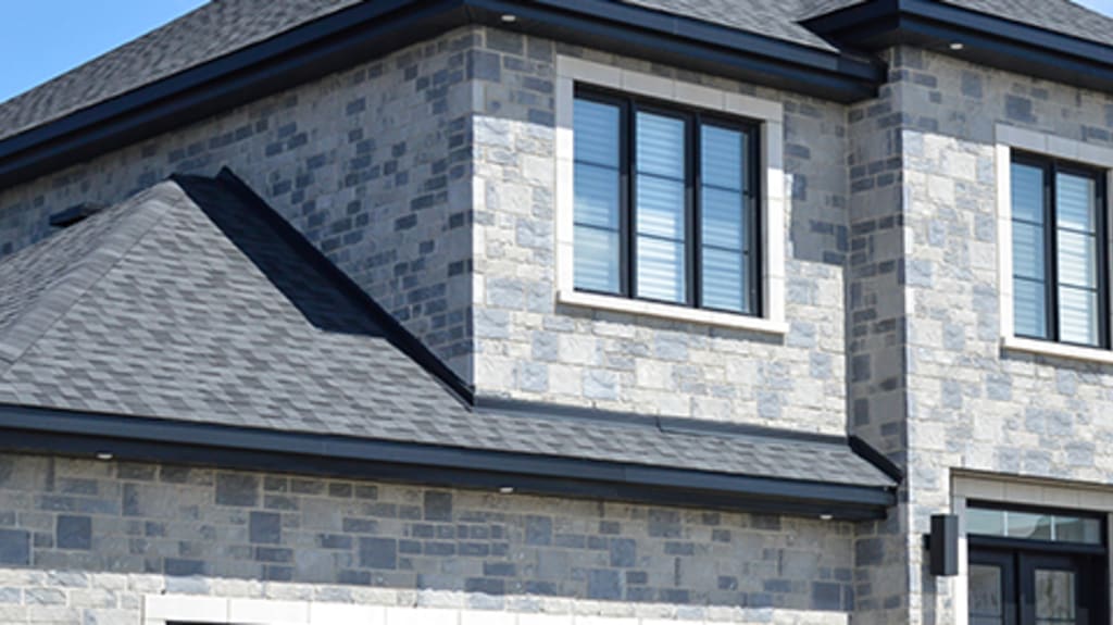 asphalt shingle house roofing