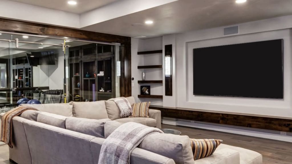 luxurious basement