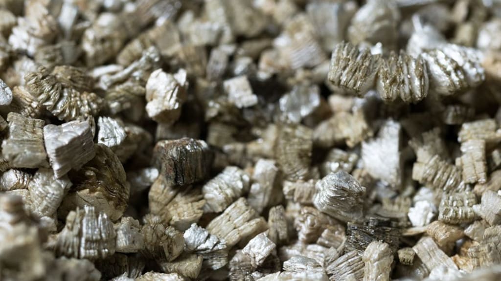 gors plan de granule de vermiculite