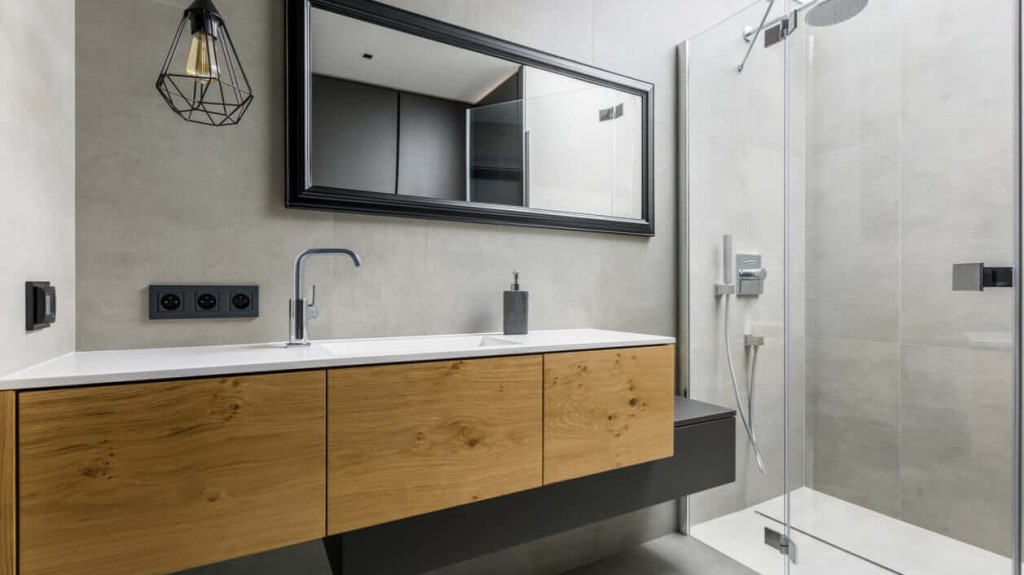 résultat réfection d'une salle de bain