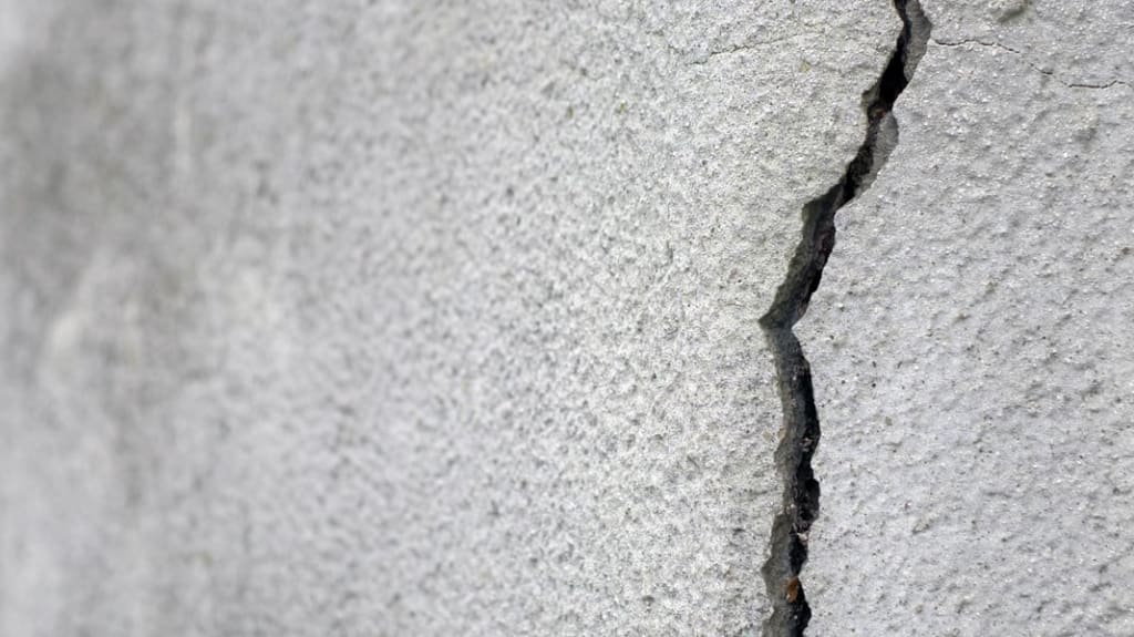 fissure dans une fondation