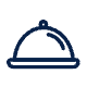 Hotel and restaurant icons