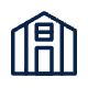 Industrial building icon