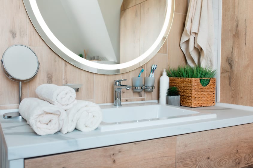 Salle de bains en bois