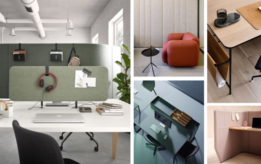 office trends with minimalist style desks for millennials