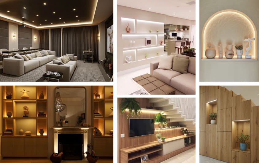 éclairage architectural de plafond pour décoration