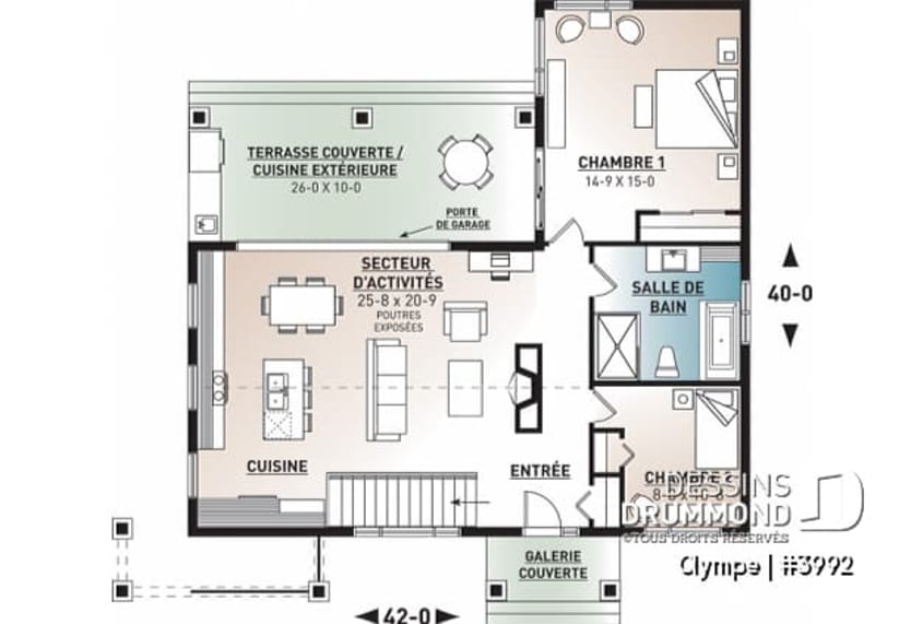 modele olympe plan maison neuve plain-pied dessins drummond