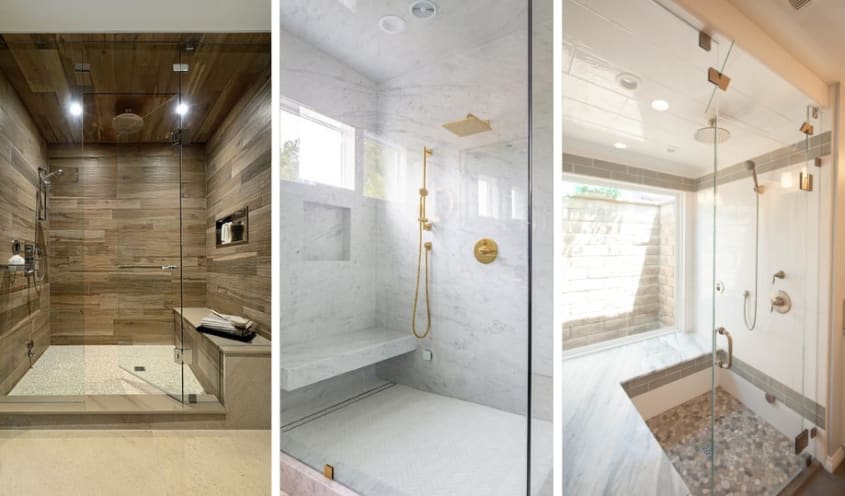 Modèle de douche hammam