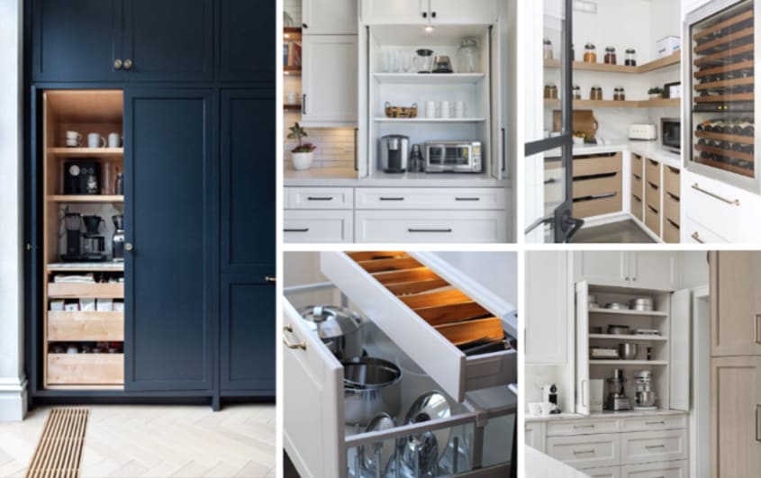 cabinets with drawer appliances