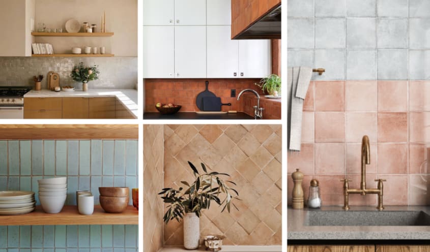 idées de dosseret en terracotta pour votre cuisine