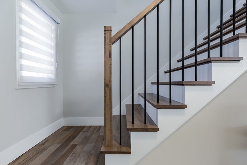 escalier interieur en bois