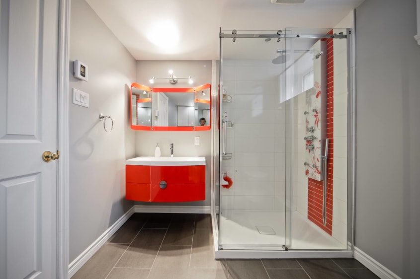 salle de bain sous-sol