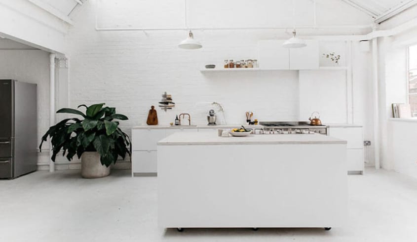 ilot-de-cuisine-blanc-amovible